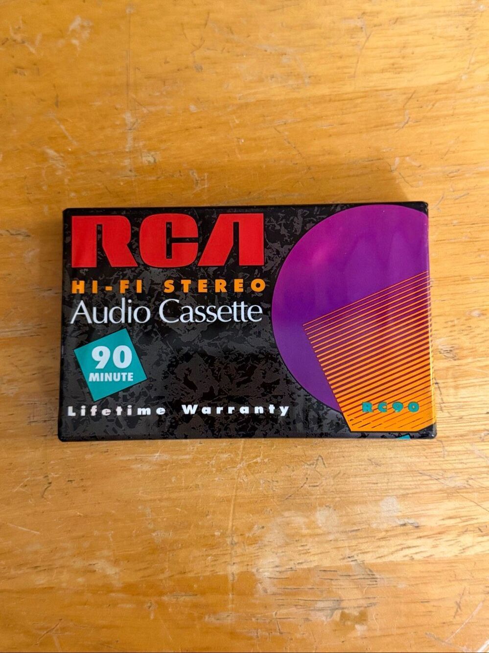 Vintage RCA RC90 90-Minute Hi-Fi Stereo Blank Audio Cassette – Factory Sealed (9